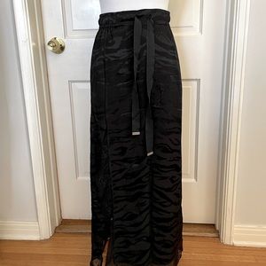 Zadig & Voltaire long silk skirt with slit